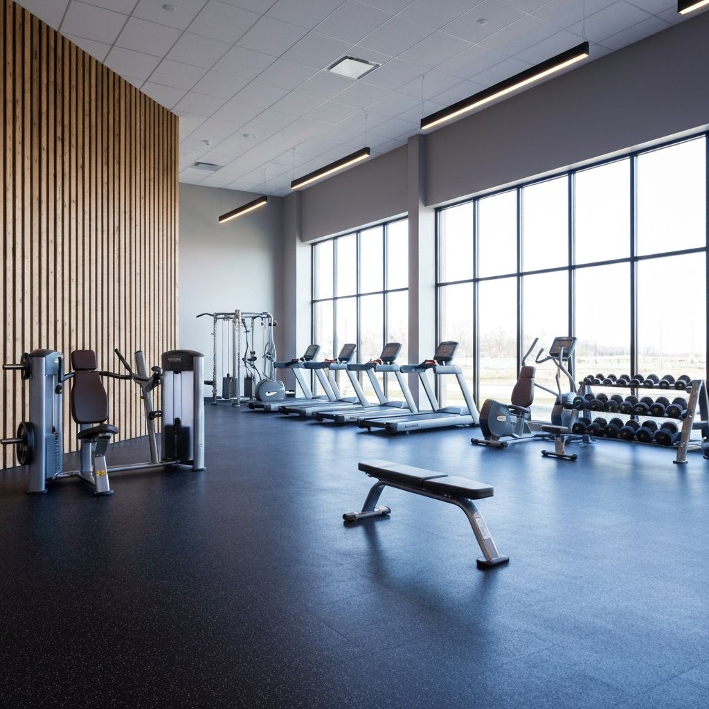 Modern Stay-Fit gym floor
